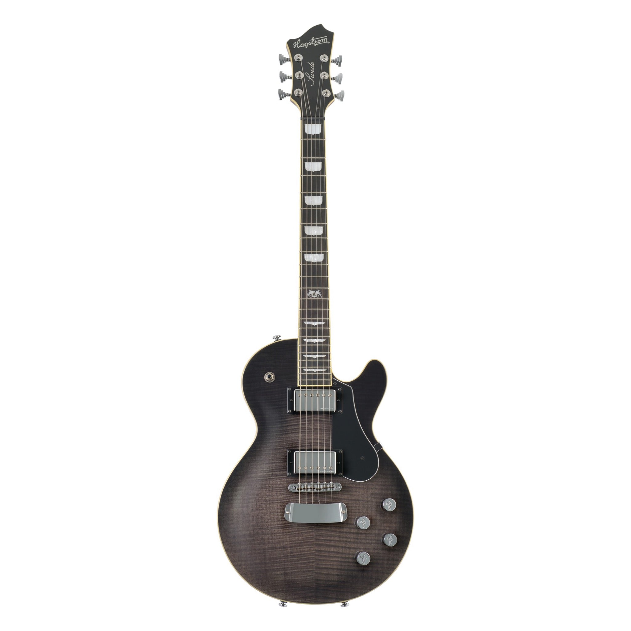 Hagstrom Swede MK III electric guitar in Dark Storm, front view