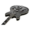 Hagstrom Tremar Viking Baritone Deluxe Black Gloss headstock detail