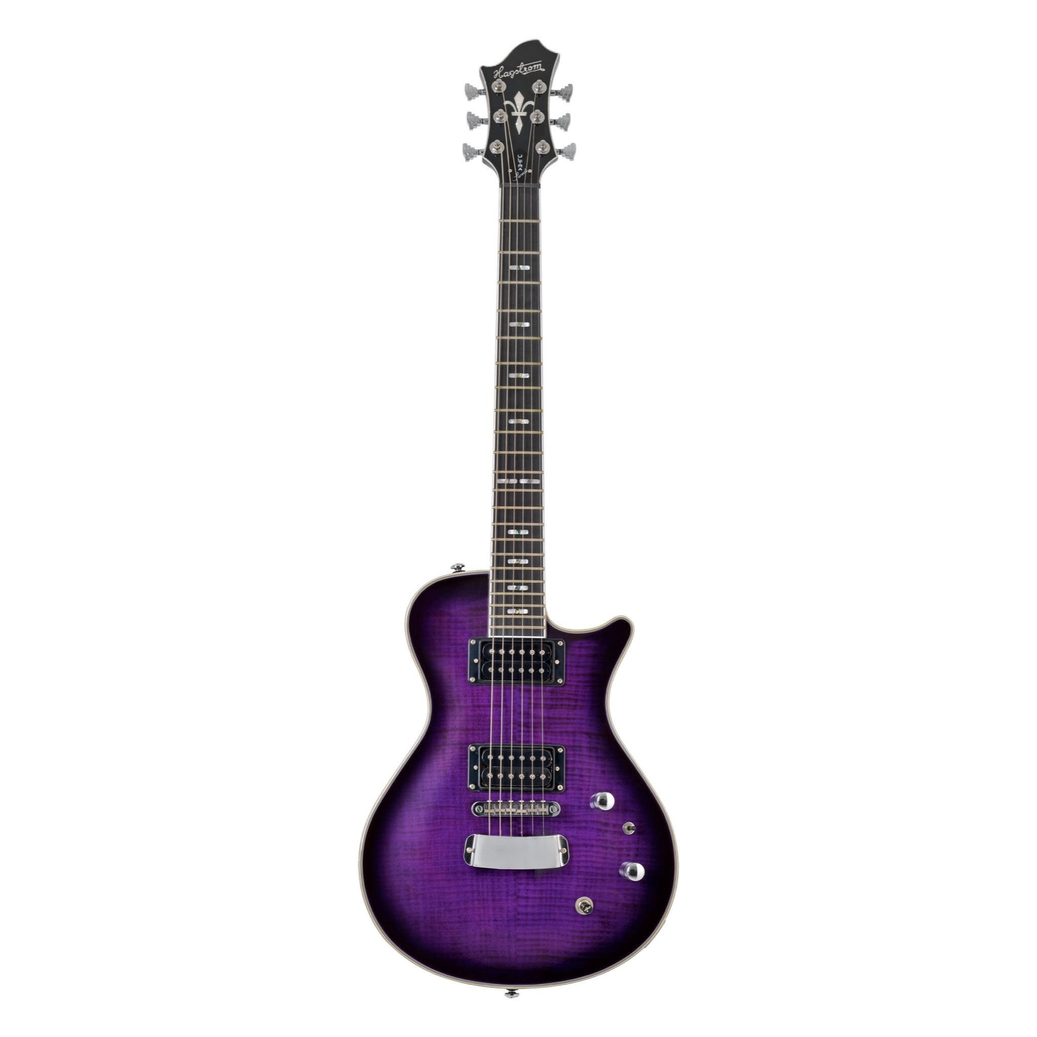 Hagstrom Ultra Swede electric guitar in Mystique Burst, front view