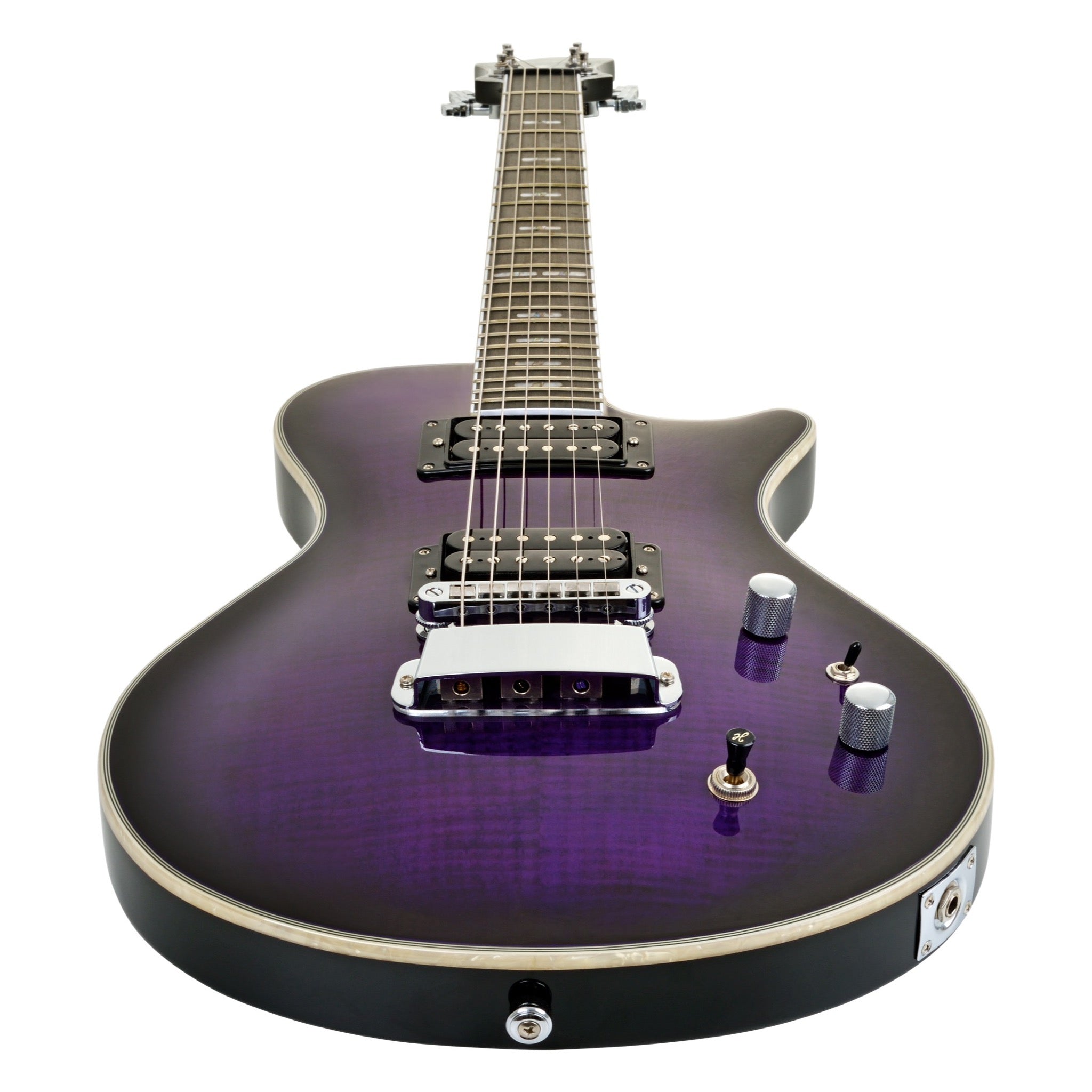 Hagstrom Ultra Swede Mystique Burst bridge and controls