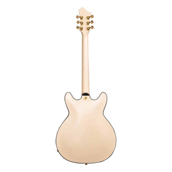 Hagstrom Viking 100th Anniversary Platinum back view