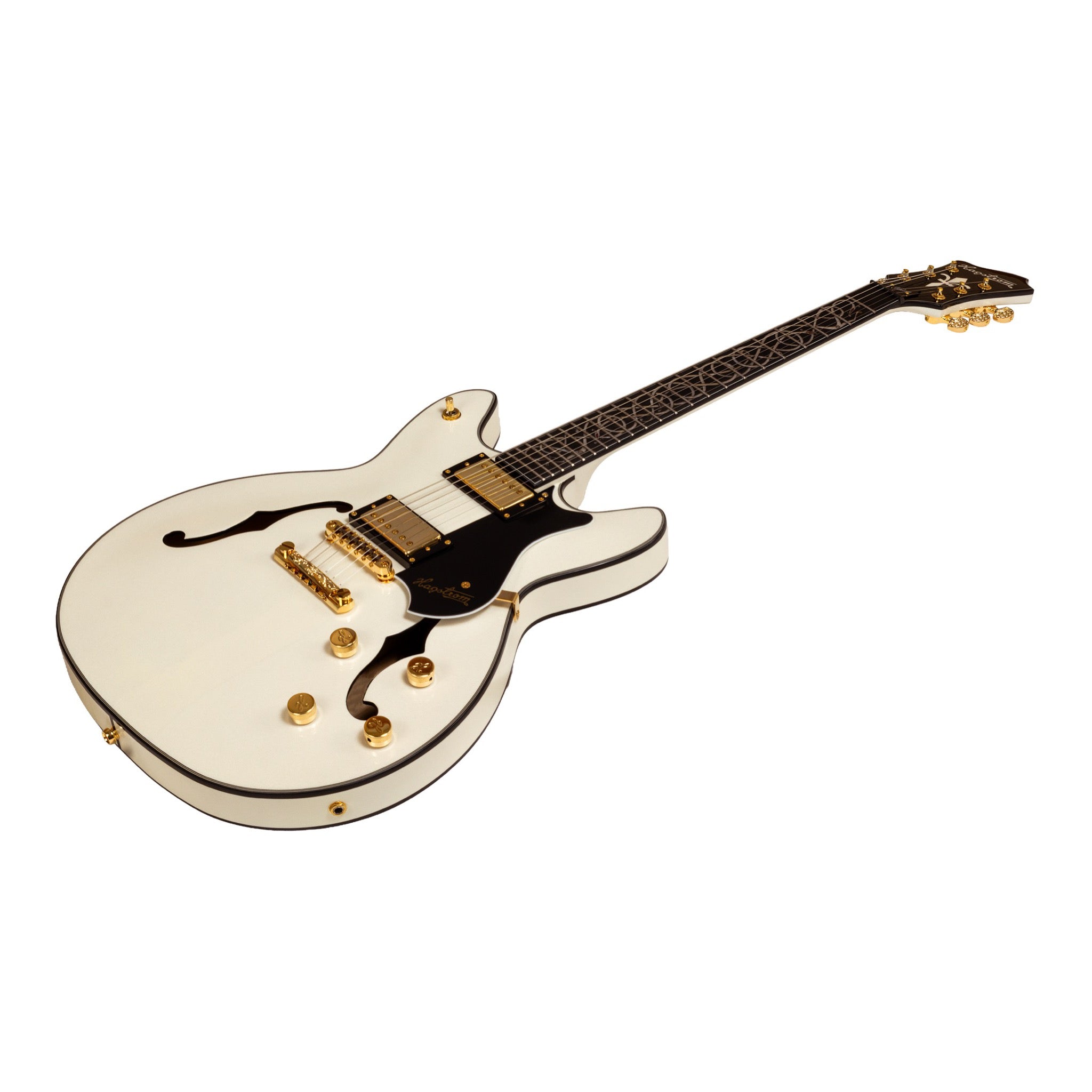 Hagstrom Viking 100th Anniversary Platinum angled view