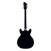 Hagstrom Viking Deluxe Baritone Black Gloss back view