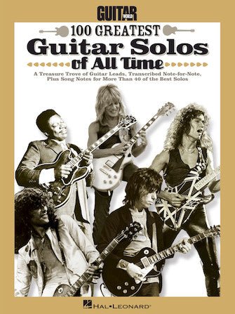 Hal Leonard Guitar Solos of All Time - El Cajon Guitars and Music