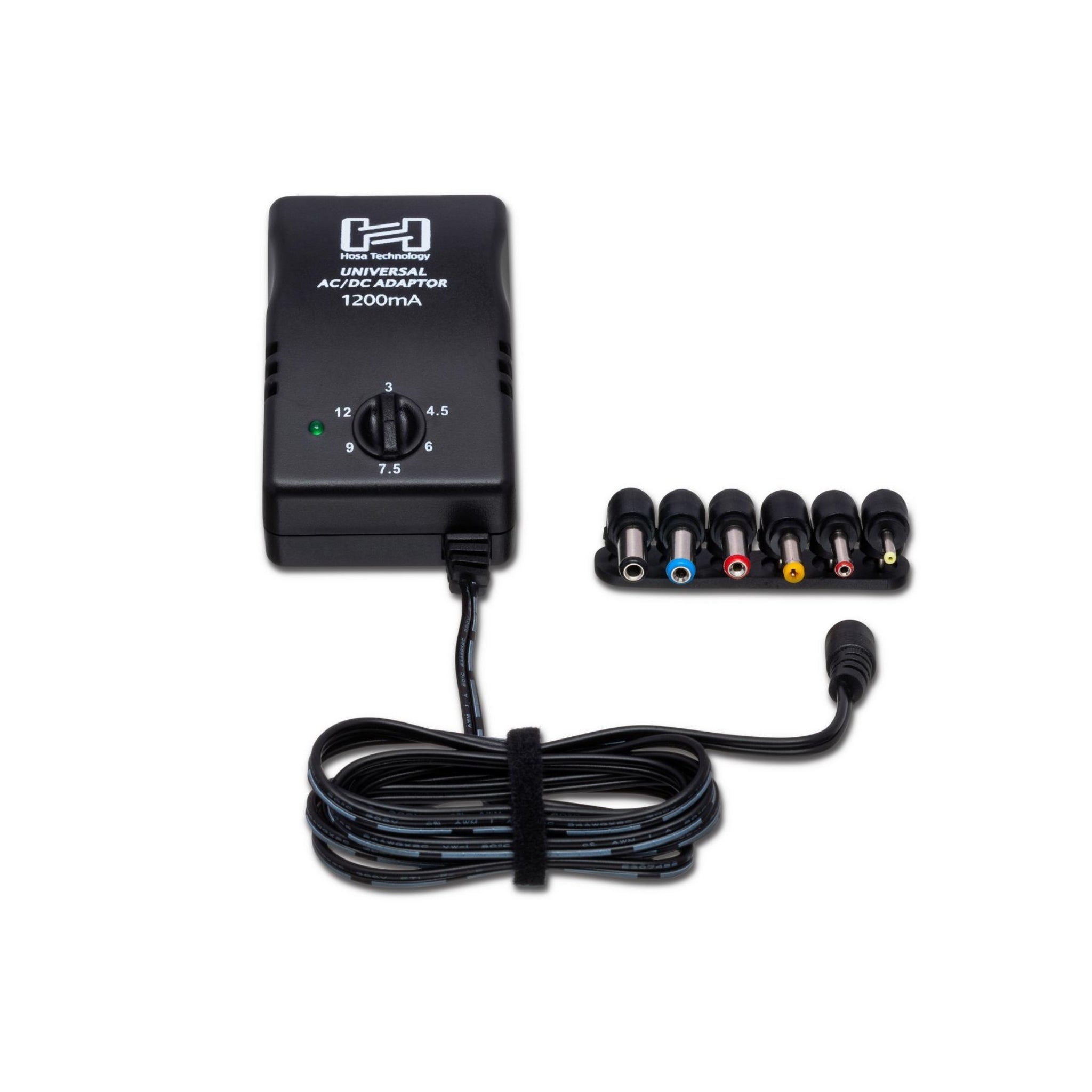 HOSA AC ADAPTOR SELECTABLE VDC 1.2A - El Cajon Guitars and Music