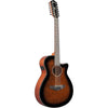 Ibanez AEG 12 - String Acoustic - Electric Guitar (Dark Violin Sunburst) (B08TYXBM8N) - El Cajon Guitars and Music