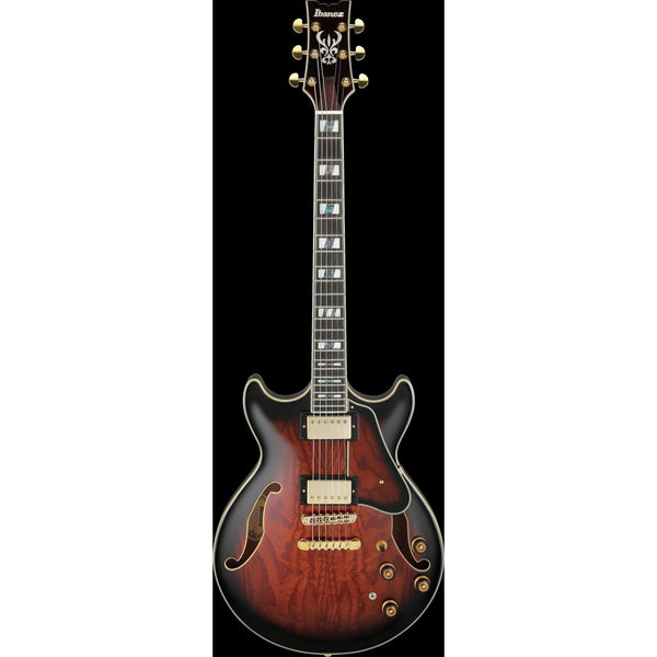 Ibanez AM153QADBS AM Artstar 6str Electric Guitar w/Case - Dark Brown Sunburst - El Cajon Guitars and Music