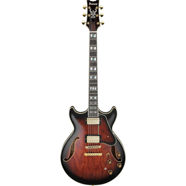 Ibanez AM153QADBS AM Artstar 6str Electric Guitar w/Case - Dark Brown Sunburst - El Cajon Guitars and Music