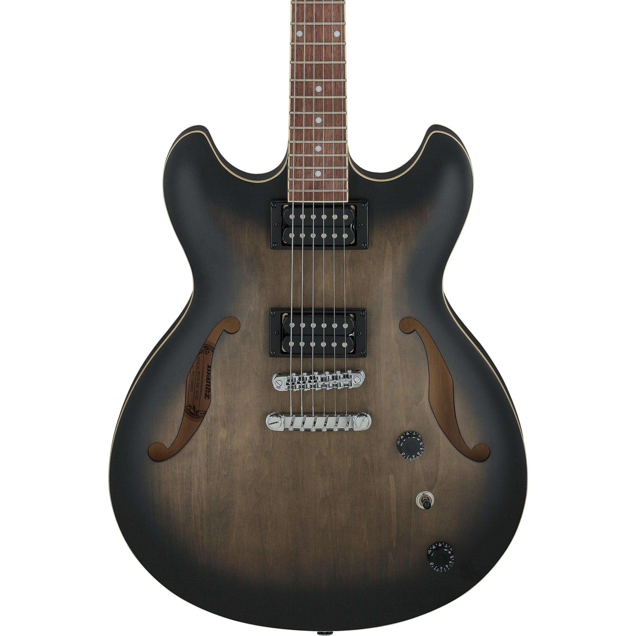 Ibanez AS53TKF AS Artcore 6str Electric Guitar - Transparent Black Flat - El Cajon Guitars and Music