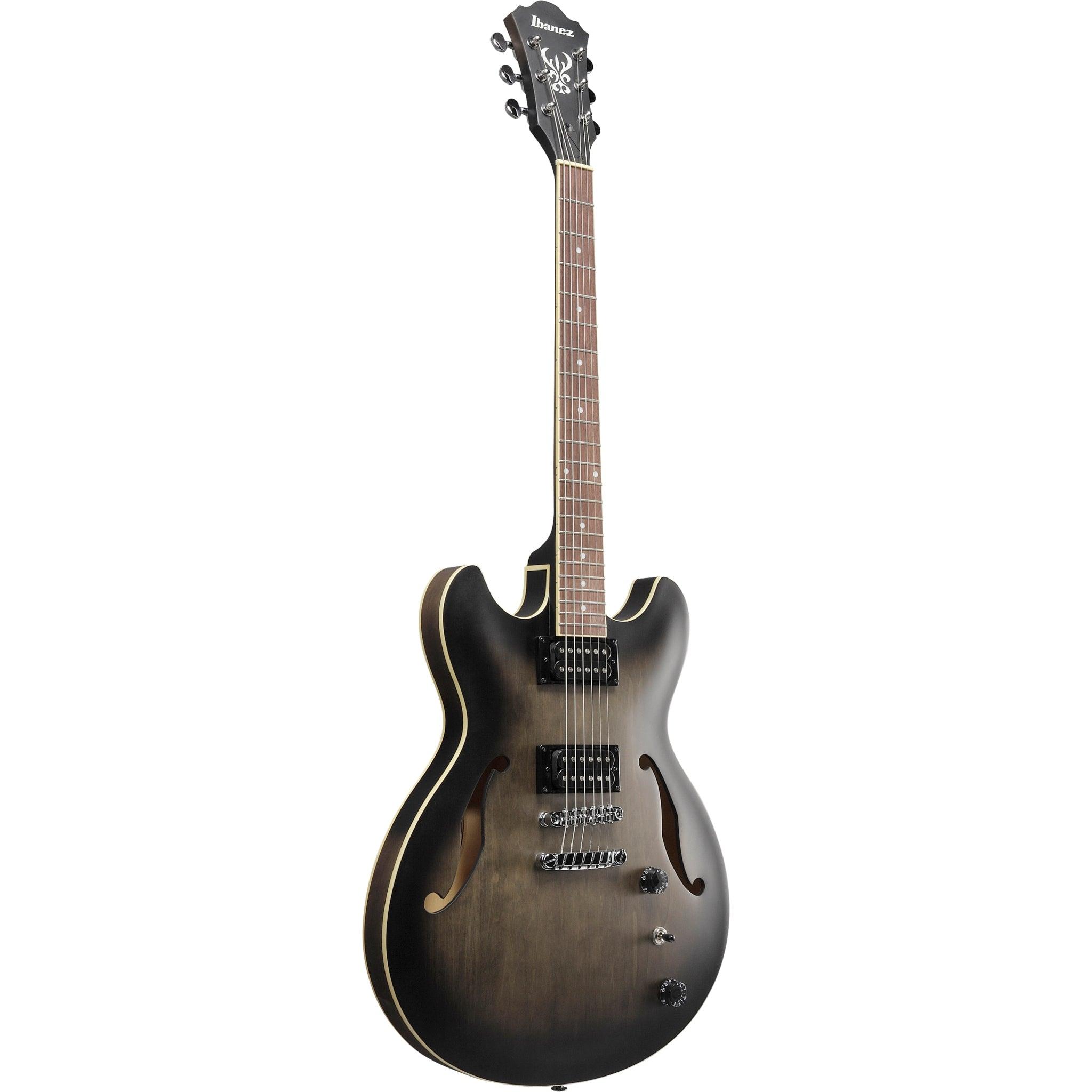 Ibanez AS53TKF AS Artcore 6str Electric Guitar - Transparent Black Flat - El Cajon Guitars and Music