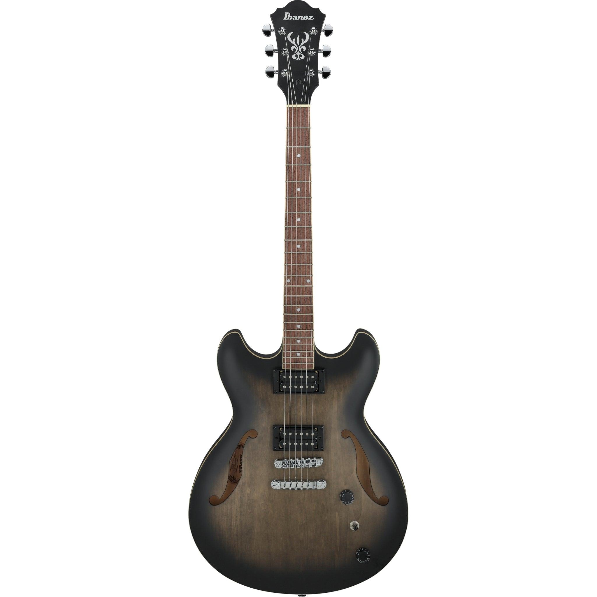 Ibanez AS53TKF AS Artcore 6str Electric Guitar - Transparent Black Flat - El Cajon Guitars and Music