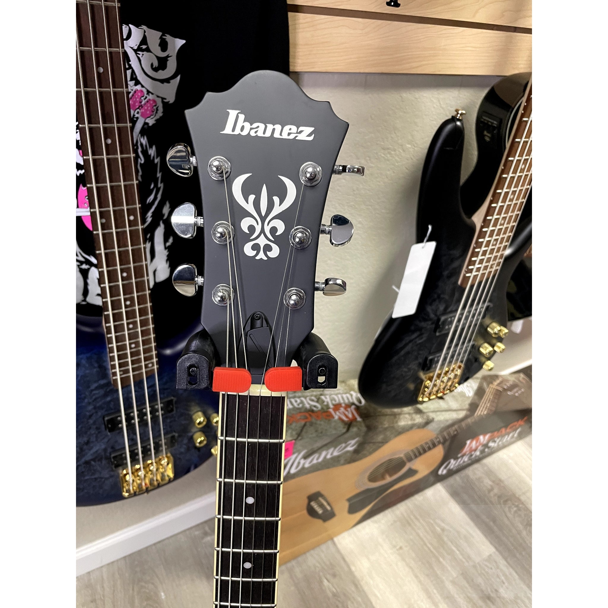 Ibanez AS53TKF AS Artcore 6str Electric Guitar - Transparent Black Flat - El Cajon Guitars and Music