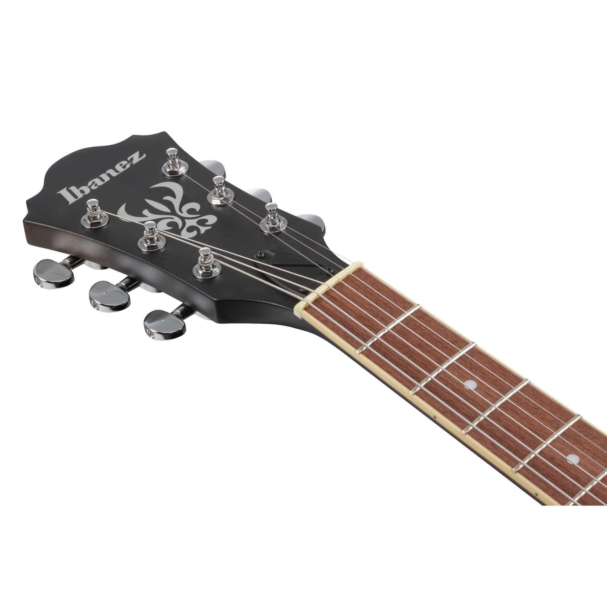 Ibanez AS53TKF AS Artcore 6str Electric Guitar - Transparent Black Flat - El Cajon Guitars and Music