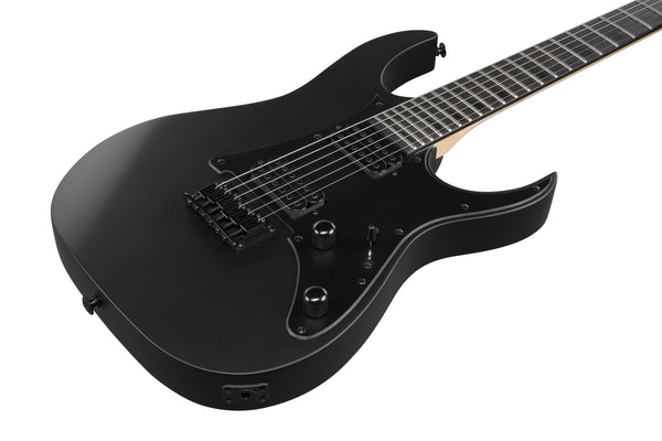 Ibanez GRG 6 String Solid - Body Electric Guitar, Right, Black Flat - El Cajon Guitars and Music