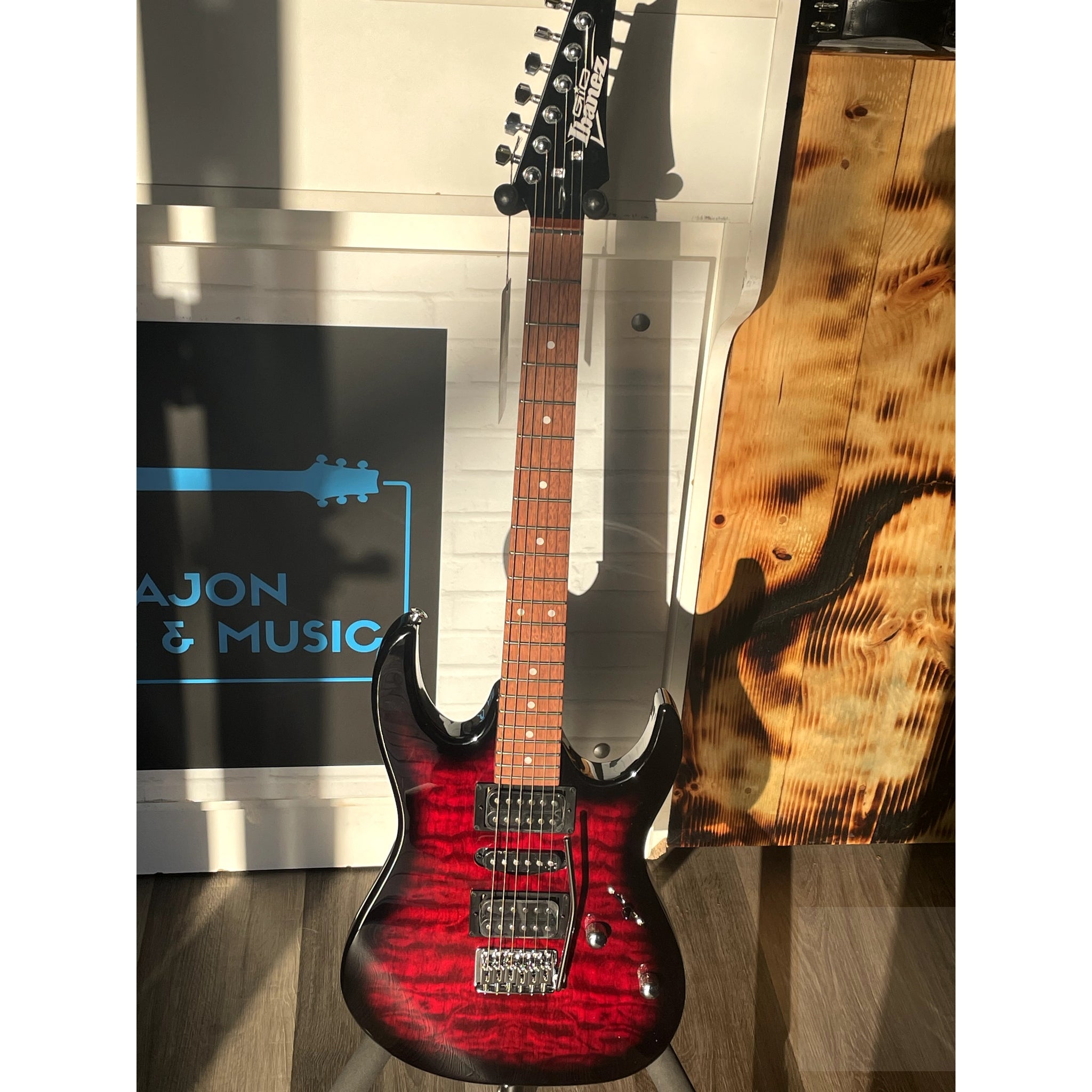 Ibanez GRX70QA Right - Handed 6 - String Electric Guitar with Quilted Maple Top - El Cajon Guitars and Music