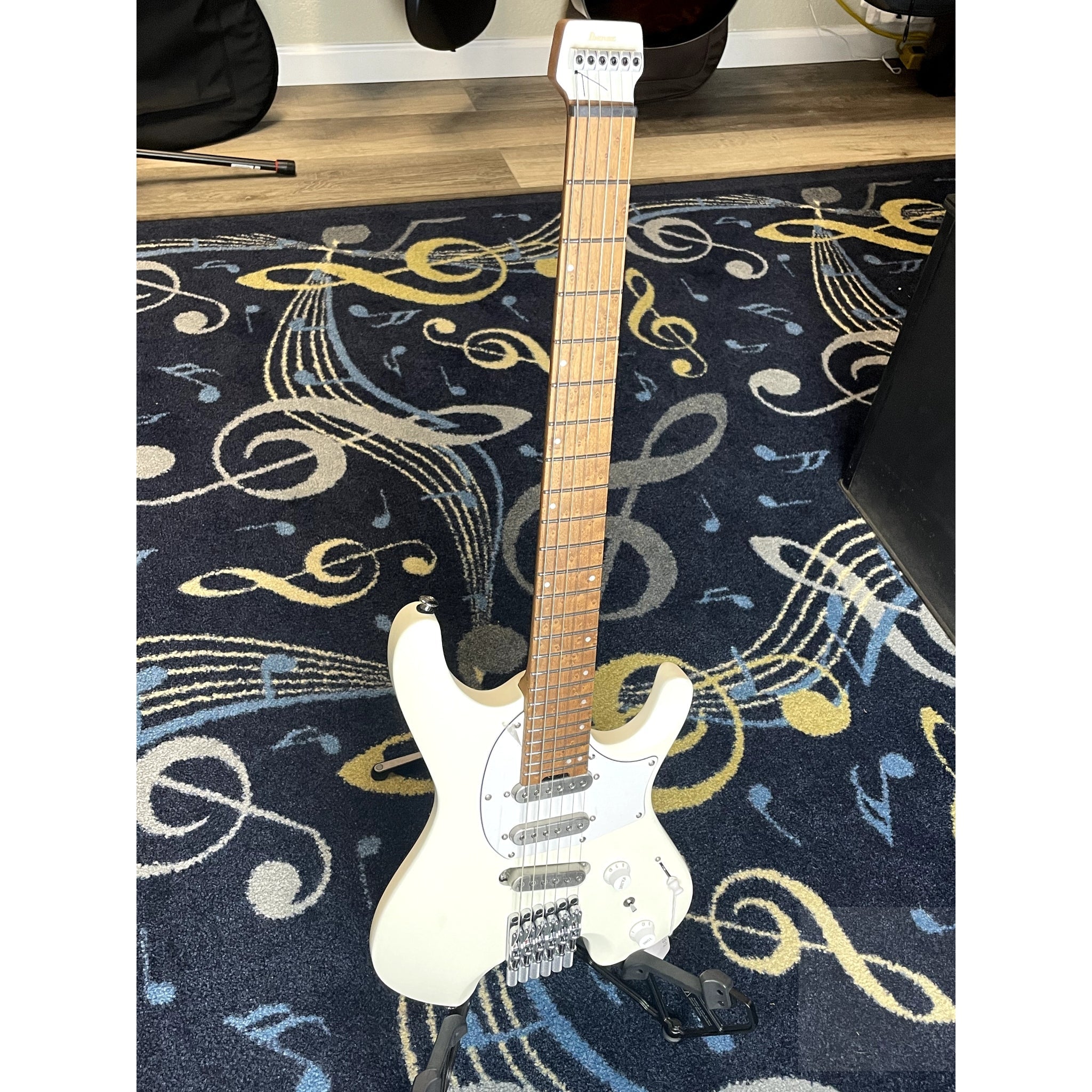 Ibanez ICHI10VWM Ichika Signature 6st Electric Guitar - White - El Cajon Guitars and Music