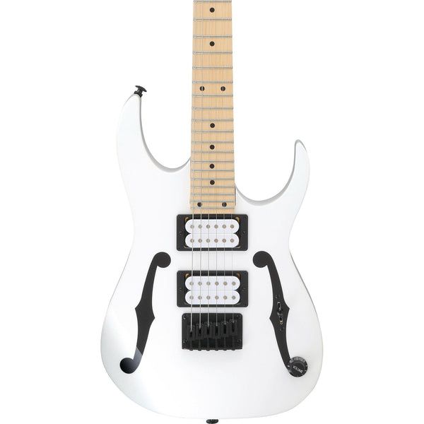 Ibanez PGMM31WH Paul Gilbert Signature 6str Electric Guitar (22.2" scale) - White - El Cajon Guitars and Music