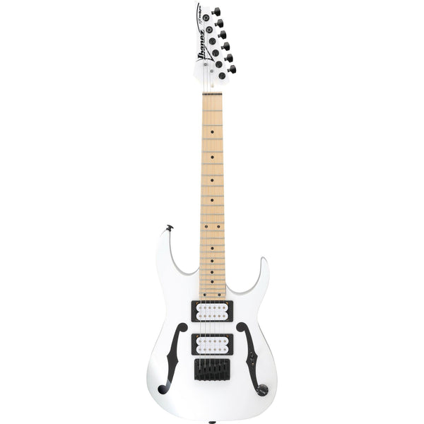 Ibanez PGMM31WH Paul Gilbert Signature 6str Electric Guitar (22.2" scale) - White - El Cajon Guitars and Music