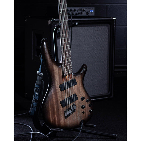 Ibanez SRC6MSBLL SR Bass Workshop 6str Electric Bass - Black Stained Burst Low Gloss - El Cajon Guitars and Music