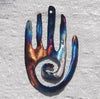 Healing Hand Metal Wall Art