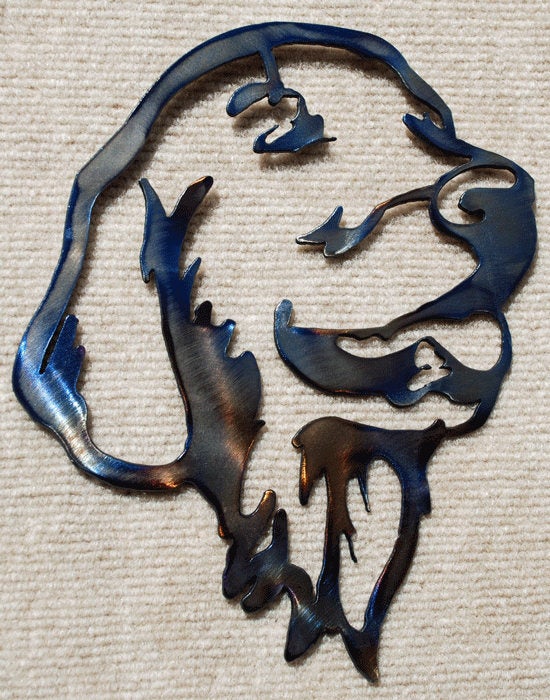 Golden Retriever Metal Art