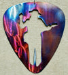 Stevie Ray Vaughan Guitar Pick Metal Art Sculpture
