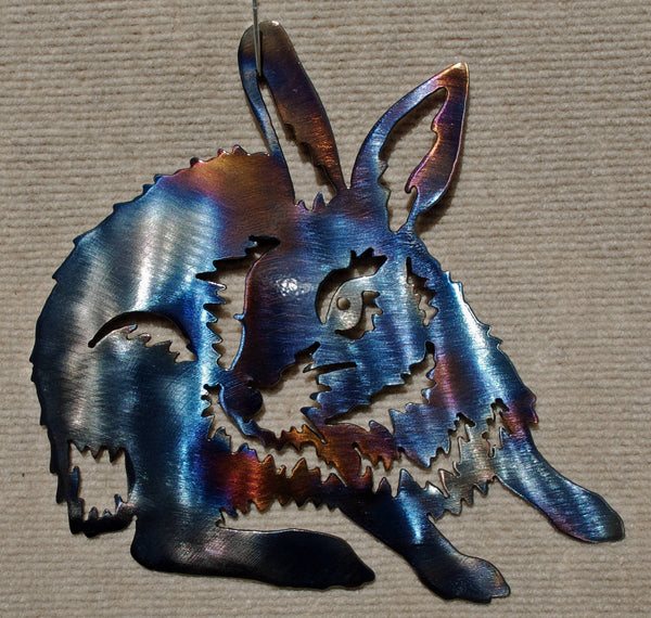 Rabbit Metal Art