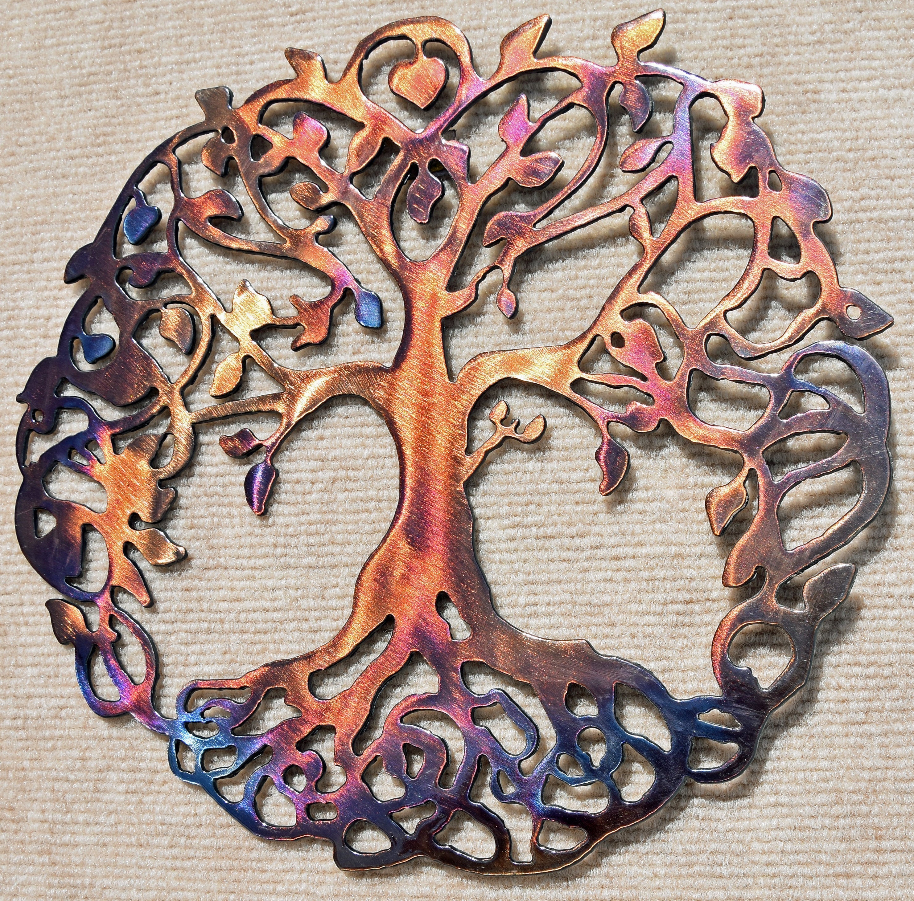 Tree of Life Celtic Metal Art Sculpture