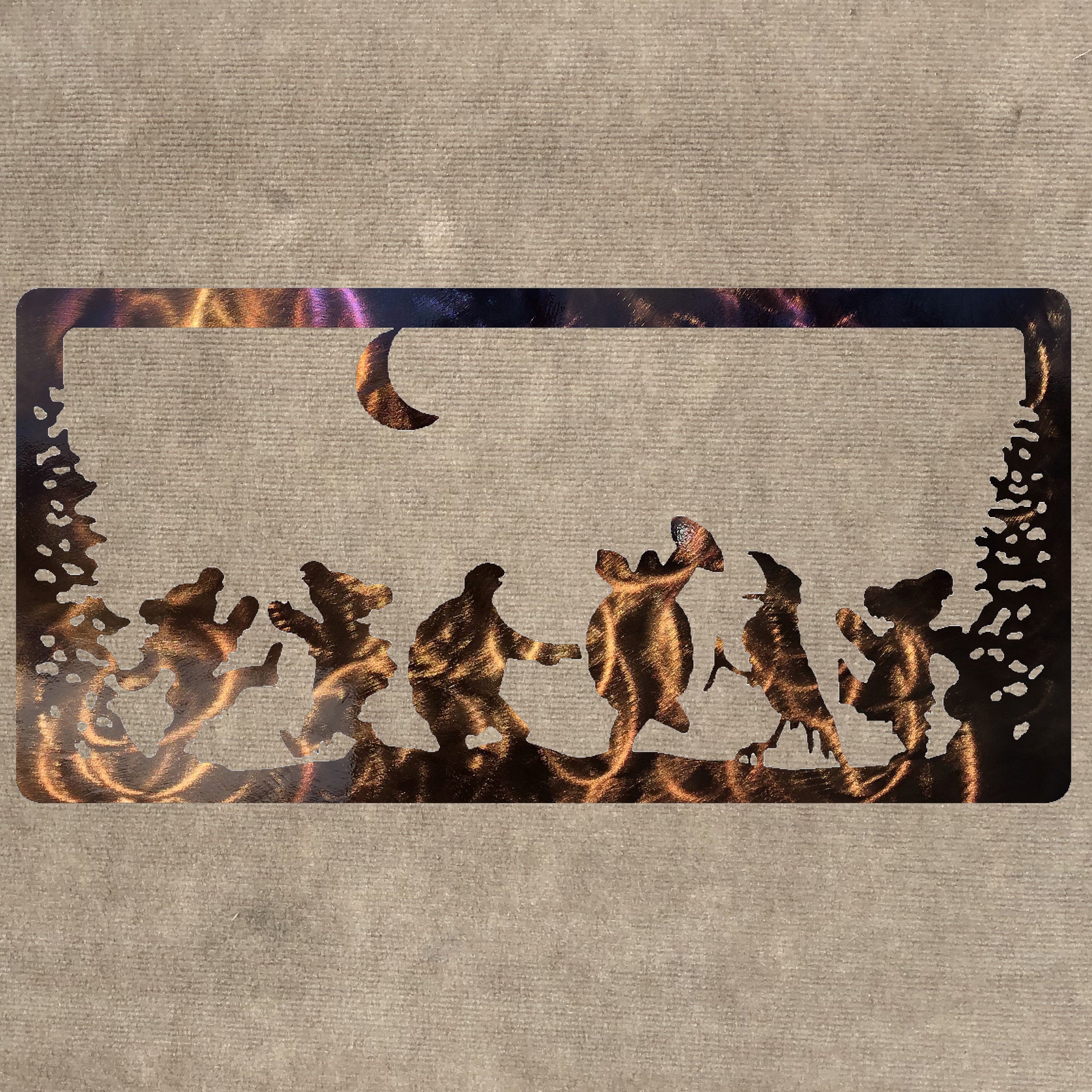 Grateful Dead Moondance Metal Wall Art Sculpture - 12