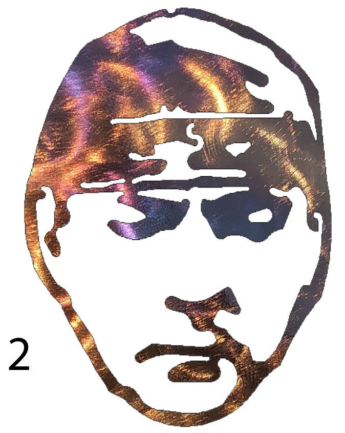 Neil Peart of Rush Metal Art Sculpture - 11