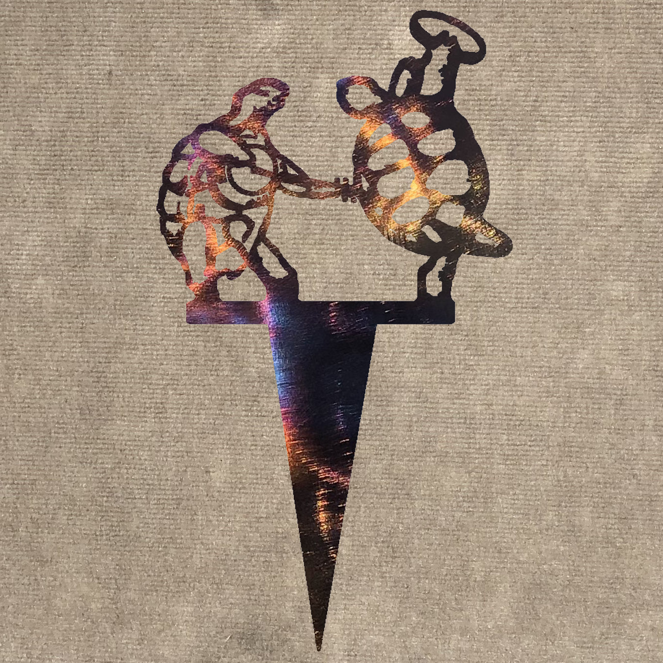 Grateful Dead Terrapin Turtles Metal Garden Stake 8