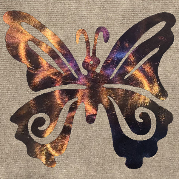 Butterfly Metal Art Sculpture - 6", 10", 16" or 22"