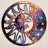 Sunface with Stars Metal Art Sculpture - 12", 16", 22" or 28"