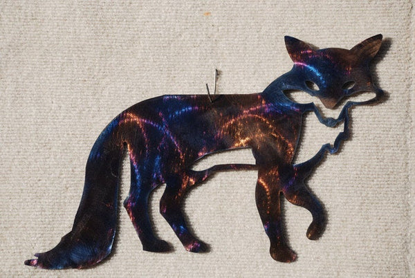 Fox Metal Art Sculpture