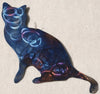 Cat  Metal Art Sculpture