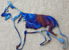 German Shepherd Metal Art