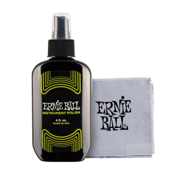 Ernie Ball Instrument Polish with Microfiber Polish Cloth (P04222)