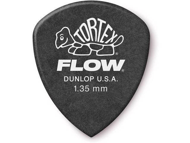 Jim Dunlop Tortex Flow Standard 1.35mm Guitar Picks (558P1.35) Black - El Cajon Guitars and Music