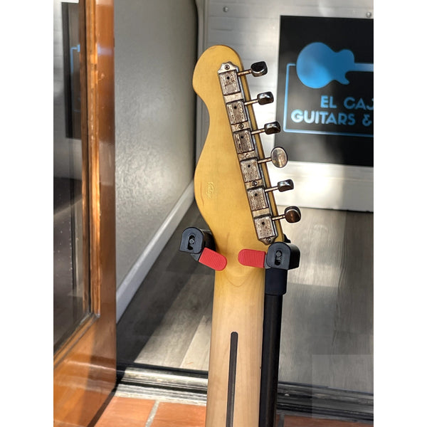 Joe Strummer Tribute Vintage V52 Icon Electric Guitar in Distressed Butterscotch - El Cajon Guitars and Music