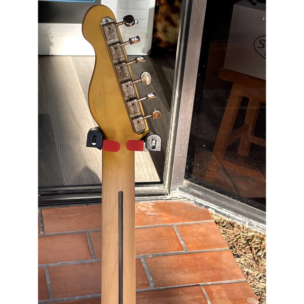 Joe Strummer Tribute Vintage V52 Icon Electric Guitar in Distressed Butterscotch - El Cajon Guitars and Music