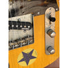 Joe Strummer Tribute Vintage V52 Icon Electric Guitar in Distressed Butterscotch - El Cajon Guitars and Music