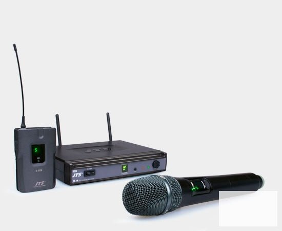 JTS UHF SINGLE CHANNGEL WIRELESS WITH BELTPACK w/ CM501 LAVALIER JTS E7R/E - 7TB(D)+CM - 501 - El Cajon Guitars and Music