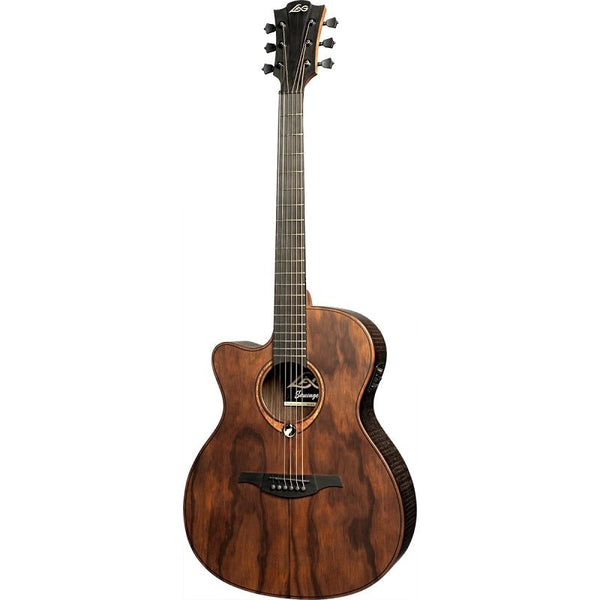 LAG Green Guitars SAUVAGE - L - ACE Auditorium Cutaway Acoustic - Electric Left - Handed - El Cajon Guitars and Music