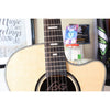 Lâg HyVibe 50 Auditorium Bevel Cutaway Smart Guitar – HV50ACE-2512LT22580 - fretboard and upper front top around cutaway with upper sound hole visible.