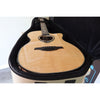 Lâg HyVibe 50 Auditorium Bevel Cutaway Smart Guitar – HV50ACE-2512LT22580 - in cse showing grain and detail.