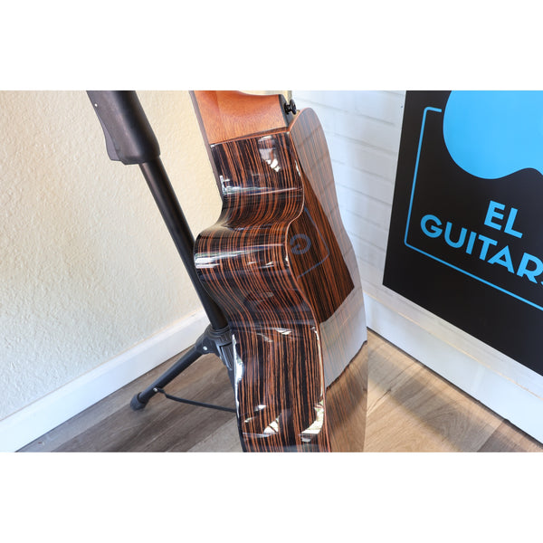 Lâg HyVibe 50 Auditorium Bevel Cutaway Smart Guitar – HV50ACE-2604LT07464 cutaway side and back.
