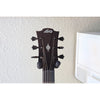 Lâg HyVibe 50 Auditorium Bevel Cutaway Smart Guitar – HV50ACE-2604LT07464 front headstock and tuners showing.