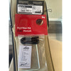 Quality Control Card and case pocket contents for this Lâg HyVibe 10 HV10ACE showing the Warranty Registration Card, HyVibe H2 User Manual, Truss rod adjustment tool, and USB charging cable for this guitar with Serial Number 2604LT07360.