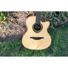 Lag Smart Guitar Hyvibe 30 Auditorium Cutaway Gloss at ECG Music - front body