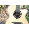 Lag Smart Guitar Hyvibe 30 Auditorium Cutaway Gloss at ECG Music - natural lighting . great grain front!